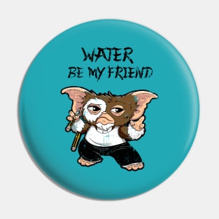 Water Be My Friend Pin