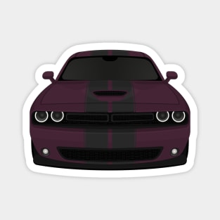 Challenger Purple + Stripes Magnet