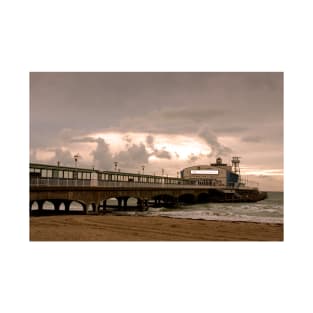 Bournemouth Pier and Beach Dorset England UK T-Shirt