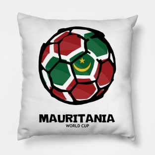 Mauritania Football Country Flag Pillow