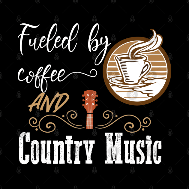 Fueled by coffee and country music. by OCEAN ART SHOP