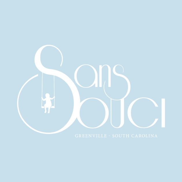Sans Souci (white logo) by SANSSOUCI