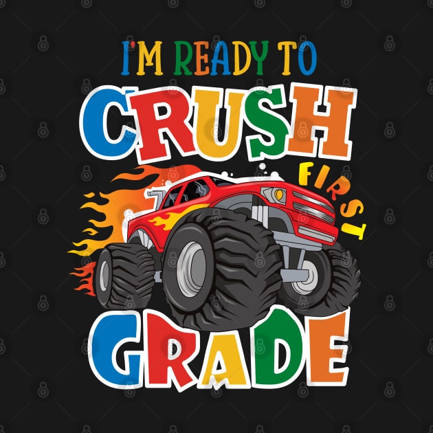 I’m Ready To Crush Fist Grade, Monster Trucks by Promen Shirts