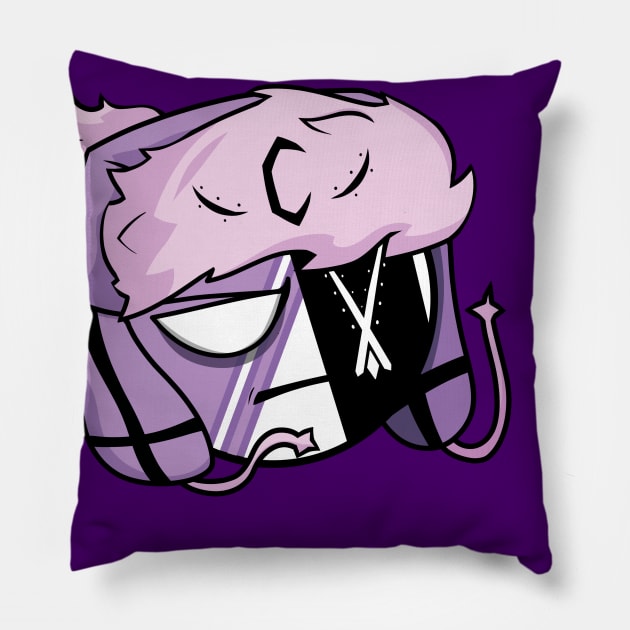 Fnf Ruv emoji serious Pillow by Abrek Art