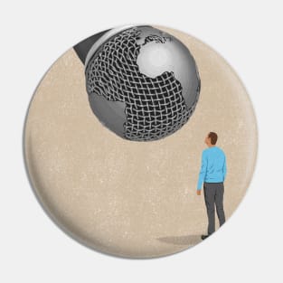 Globe Mic Pin