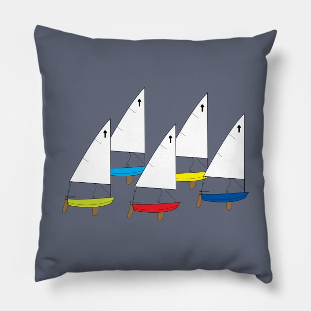 El Toro Sailboat Pillow by CHBB