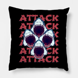 Attack of the Shark Pillow