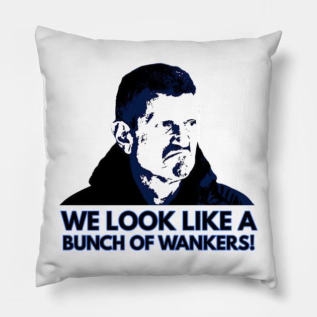 An Unimpressed Guenther Steiner Pillow by Worldengine