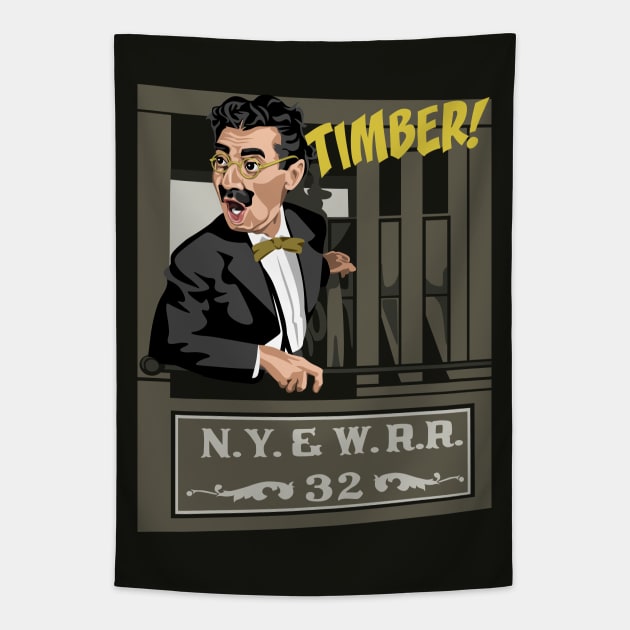 GROUCHO Timber Tapestry by Tiro1Linea