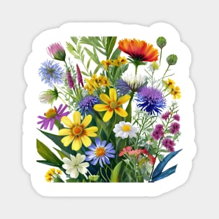 Wild Flowers Magnet