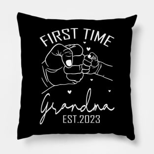 First Time Grandma Est 2023 Pillow