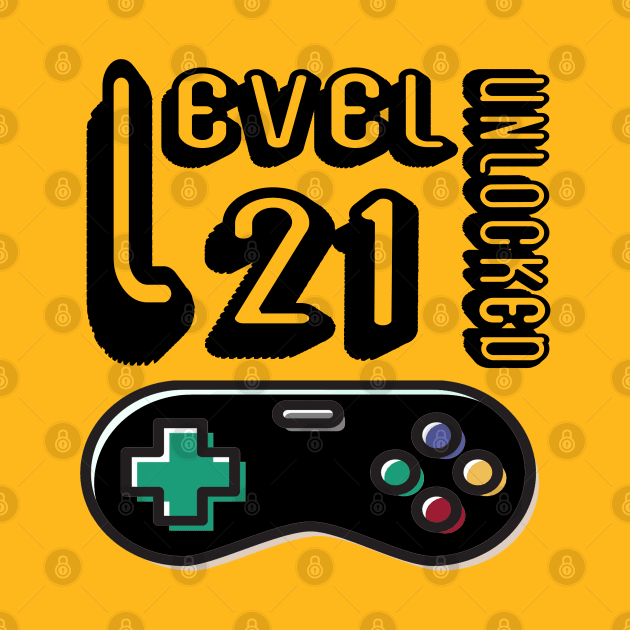 level 21 unlocked - 21th birthday gift by BaronBoutiquesStore