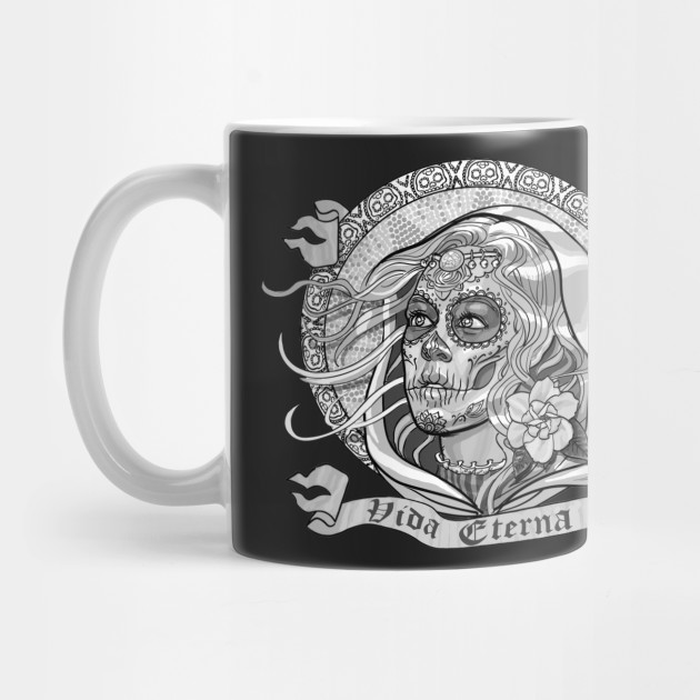 Day Of The Dead Catrina Day Of The Dead Mug Teepublic