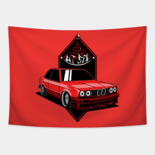 Red M3 E30 Tapestry