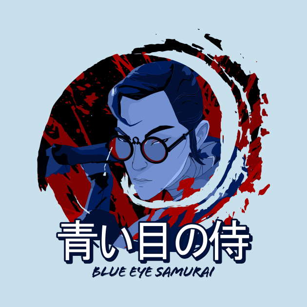 Potrait Blue Eye Samurai by Bintkejor