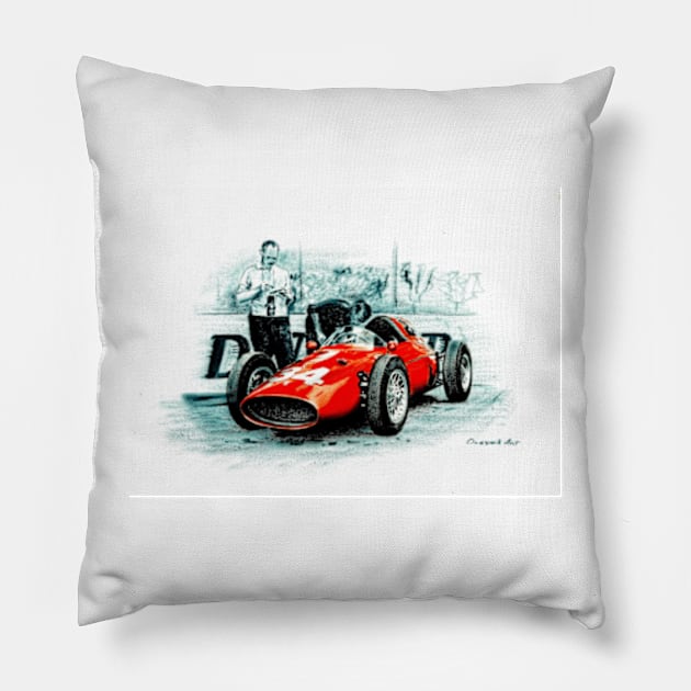 Ferrari Dino 246P Pillow by oleynik