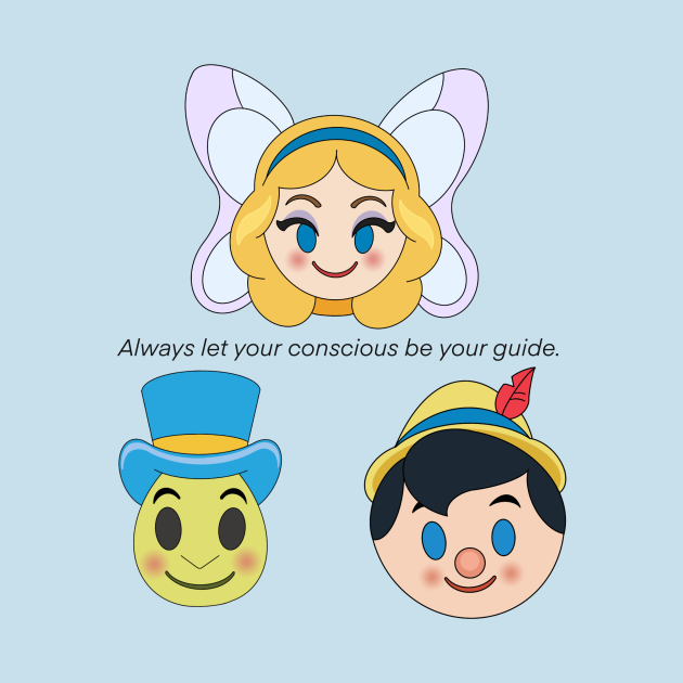 Discover Always let your conscious be your guide. - Pinocchio - T-Shirt