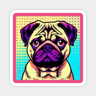 Pug Pop Art Magnet