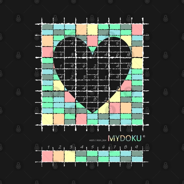 Mydoku_W003_H001_004_F: Sudoku, Sudoku coloring, logic, logic puzzle, holiday puzzle, fun, away from screen by Mydoku