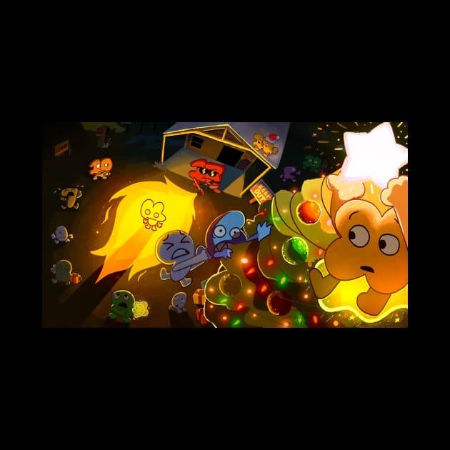 BFDI Algebralien Chrismas! by MsBonnie