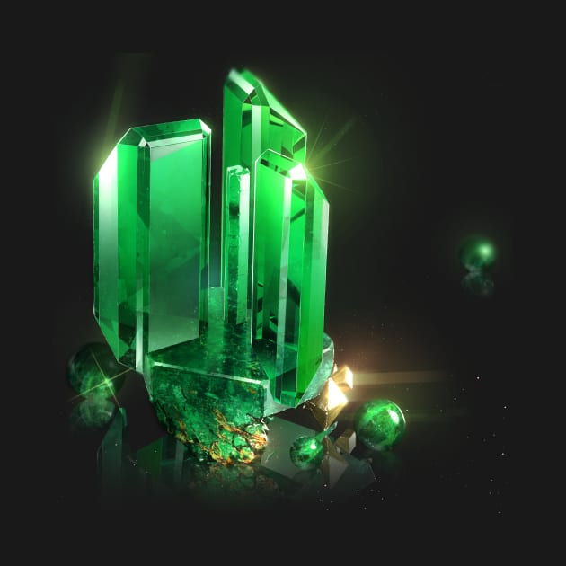 Fantasy Birthstone, May, Emerald by cluseller