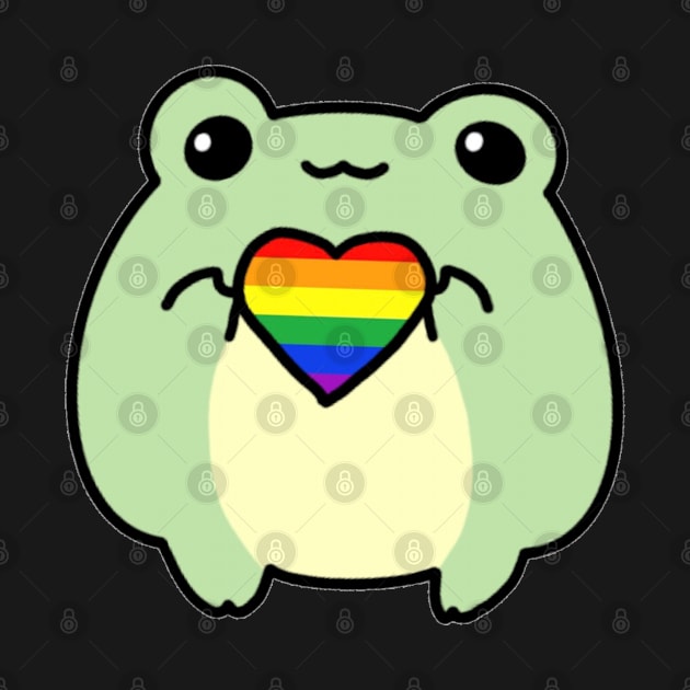 Pride Heart Frog by dollartrillz