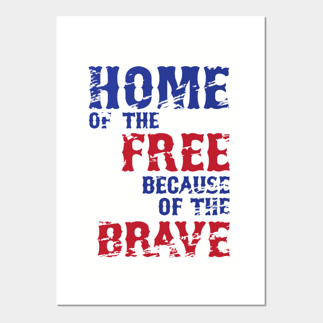 home of the free because of the brave tank
