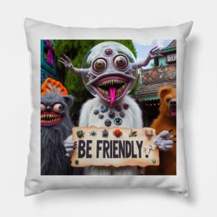 Be friendly Pillow