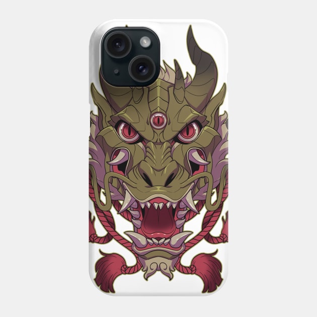 Loong The Chinese Dragon Phone Case by Mang Kumis