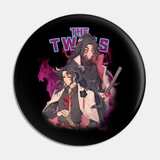 Bootleg Demon Slayer The Twins Pin