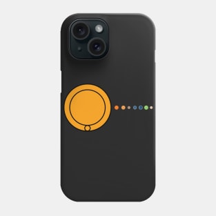 The TRAPPIST-1 System to Scale (in Gallifreyan) Phone Case