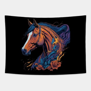 Equine Elegance: Graceful Beauty of Horses Tapestry