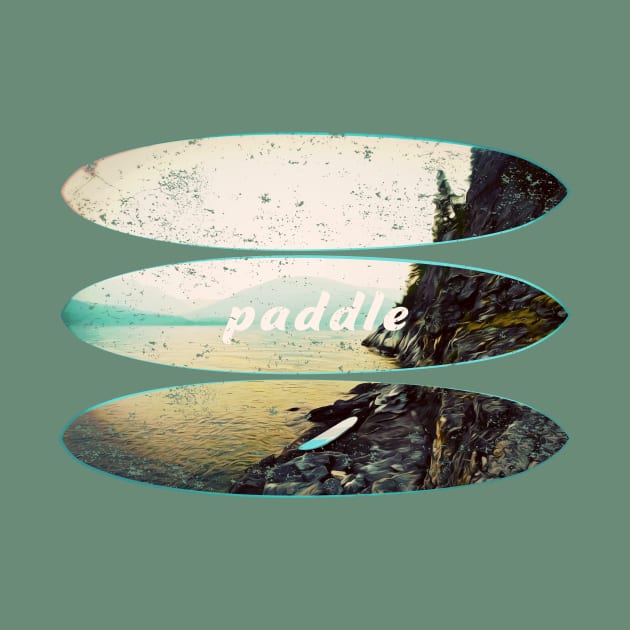 Vintage Paddleboard graphic by Spindriftdesigns