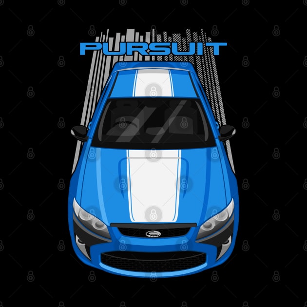 Ford FPV Pursuit UTE - Blue - White Stripe by V8social