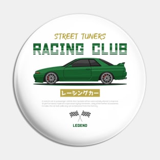 Street Tuner Green Skyline GTR R32 JDM Pin