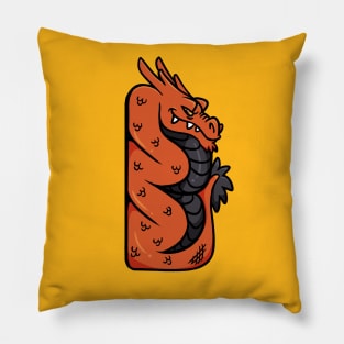 Red Dragon Totem Pillow