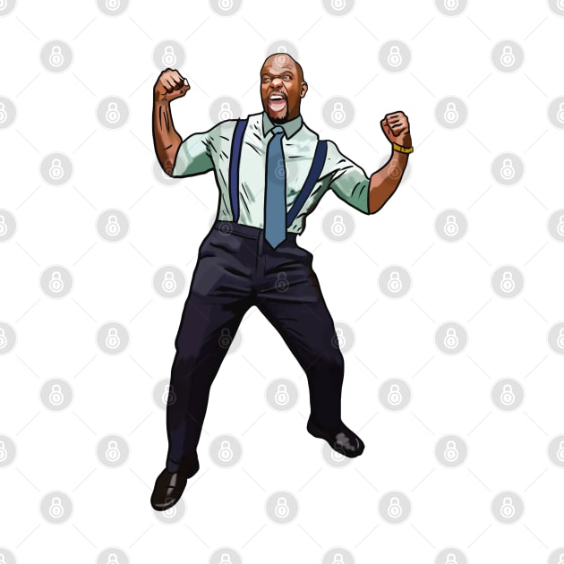 brooklyn nine nine terry crews as GTA art by therustyart