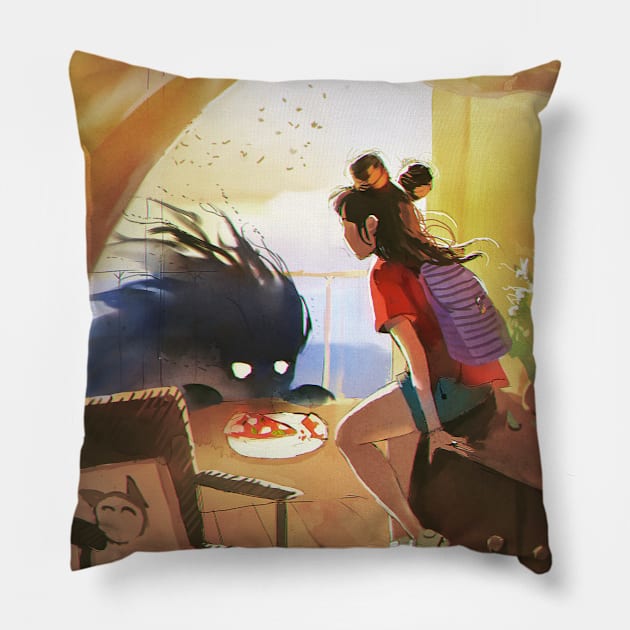 Do You Like Pizza? Pillow by viktoria-likhodeeva