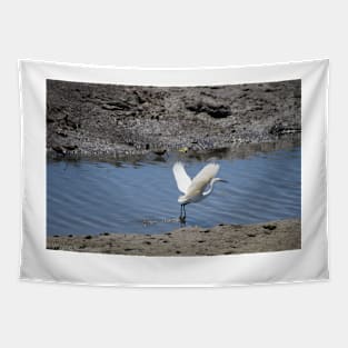 Crane Takeoff Tapestry