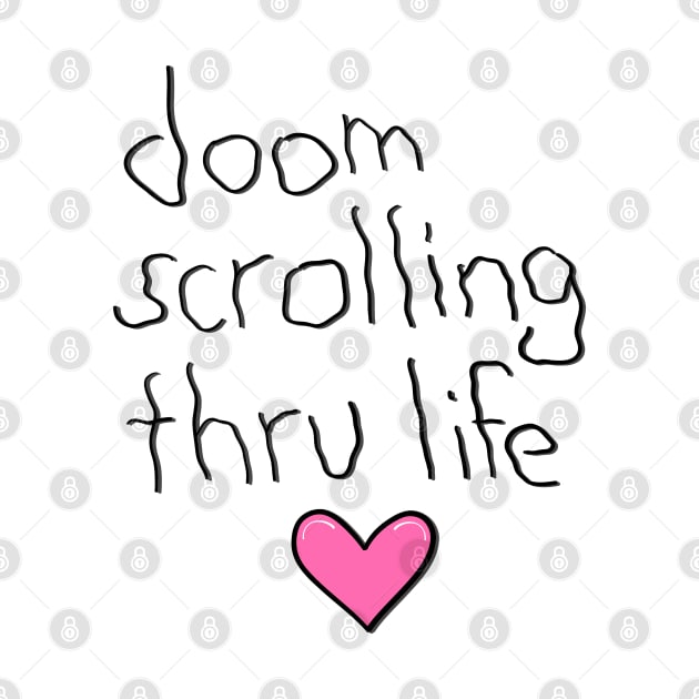 doom scrolling by Sparkleweather