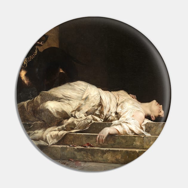 Selene by Ferdinand Keller Pin by Classic Art Stall