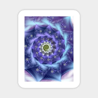 Purple Musical Fractal Magnet