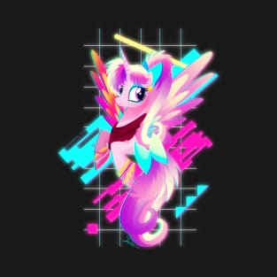 Synthwave Princess Cadance T-Shirt