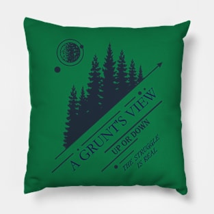 THE CHALLENGE OF A MOUNTAIN Pillow