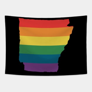 Arkansas State Rainbow Tapestry