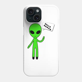 funny alien. Phone Case