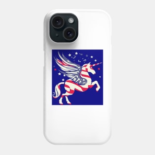 USA Unicorn Flag Phone Case