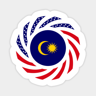 Malaysian American Multinational Patriot Flag Series Magnet