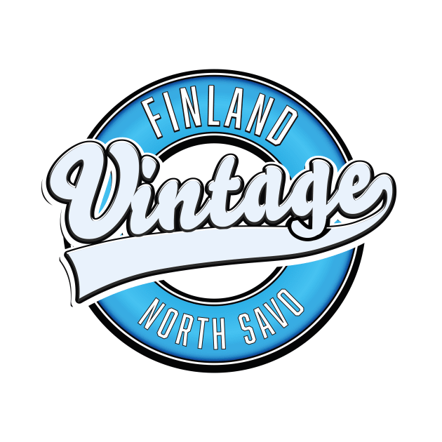 North Savo finland vintage style logo by nickemporium1