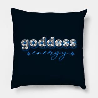 Goddess energy (blue) Pillow